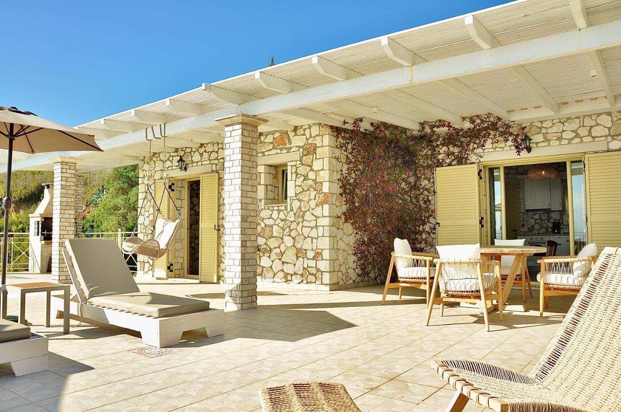 Stone Villa Kefaloniaprivatevillas 트라페자키 외부 사진