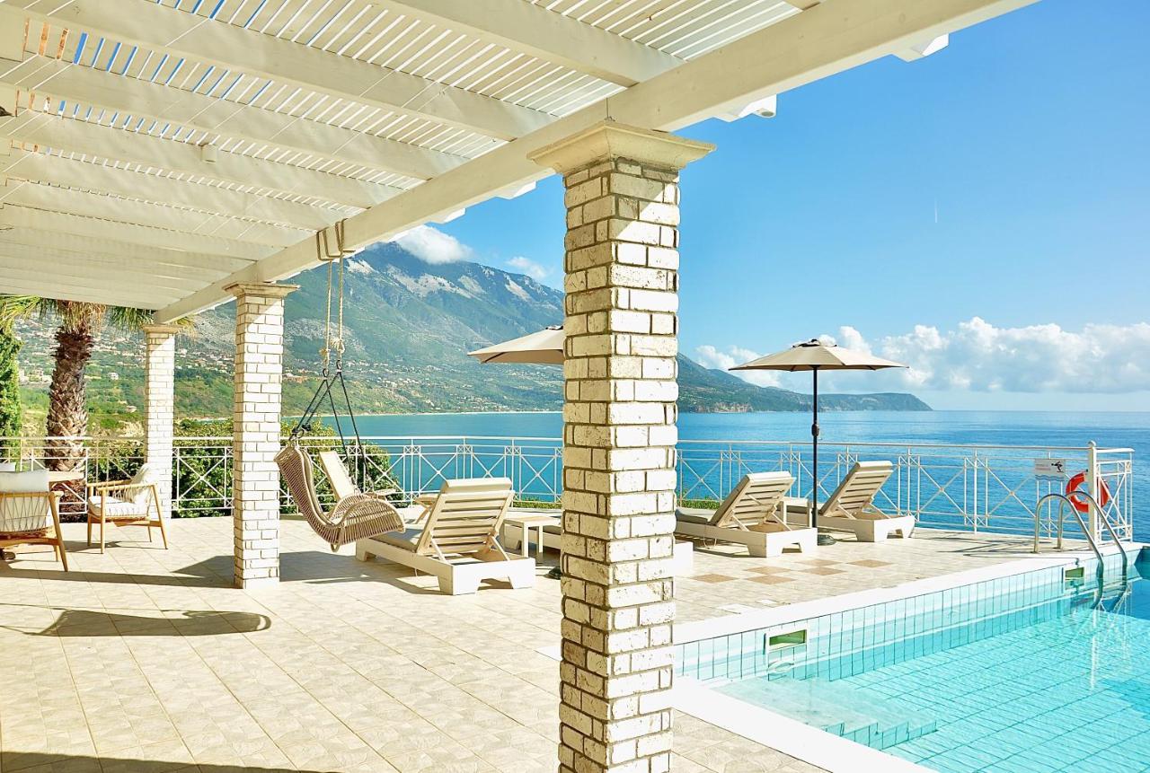 Stone Villa Kefaloniaprivatevillas 트라페자키 외부 사진